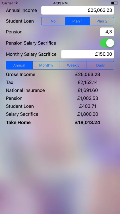 Quick Salary Calculator 2017 18 screenshot-3