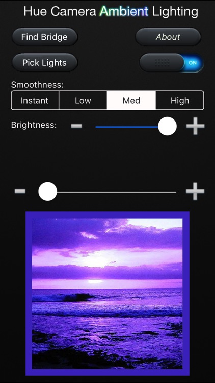 Hue Camera Ambient Lighting for Philips Hue