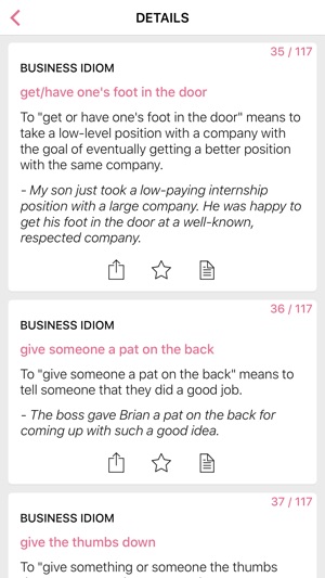 Business Education idioms in English(圖1)-速報App