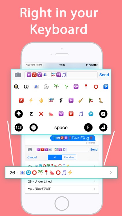 Art Fonts Keyboard : Cool Font Text & Emoji Style screenshot-3