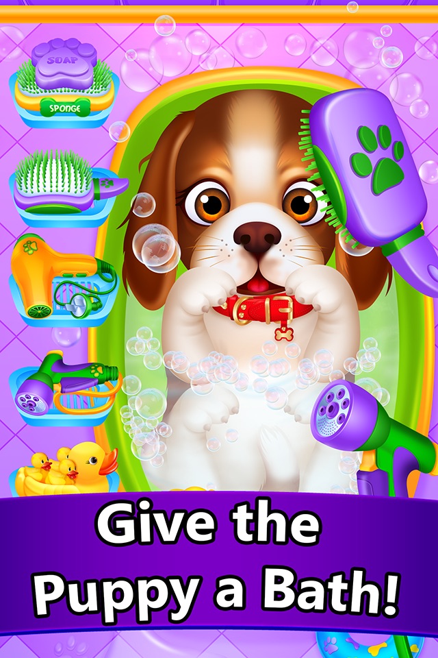 Baby Pet Vet Doctor - Dog, Cat & Animal Spa Games screenshot 3