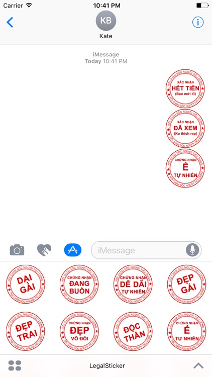Legal Sticker