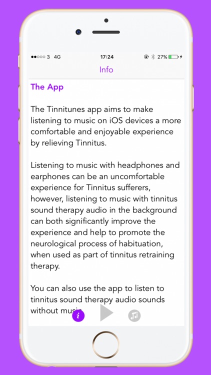 Tinnitunes - Tinnitus Relief Music App