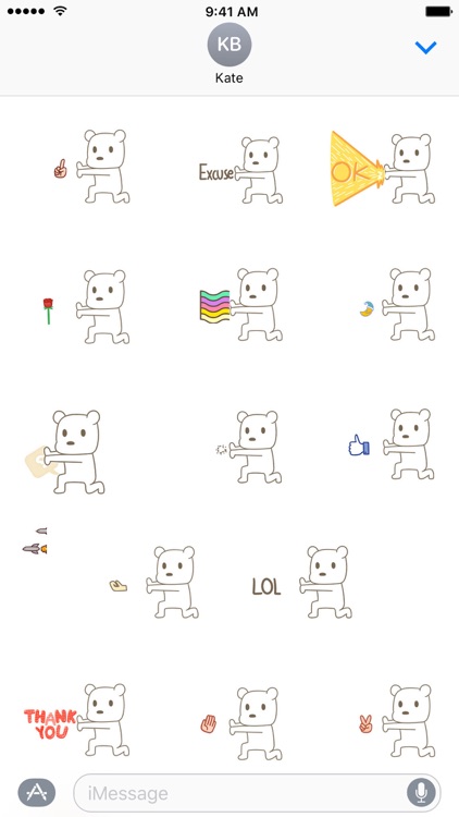 KongFu Bear - NHH Animated Stickers