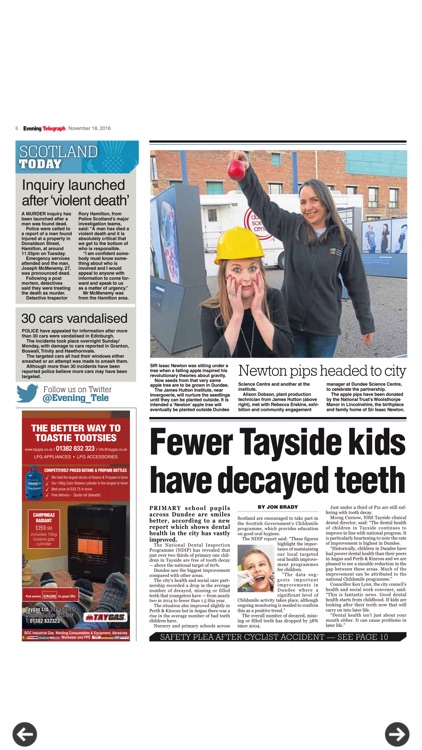 The Evening Telegraph First Edition