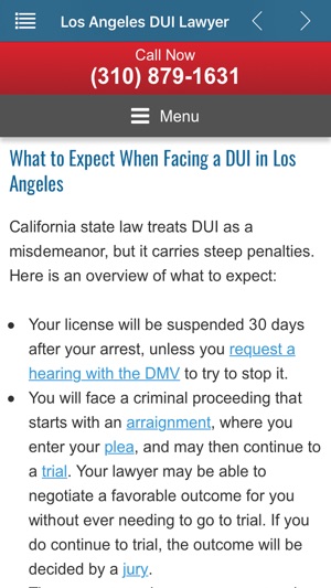 Los Angeles DUI Lawyer(圖2)-速報App