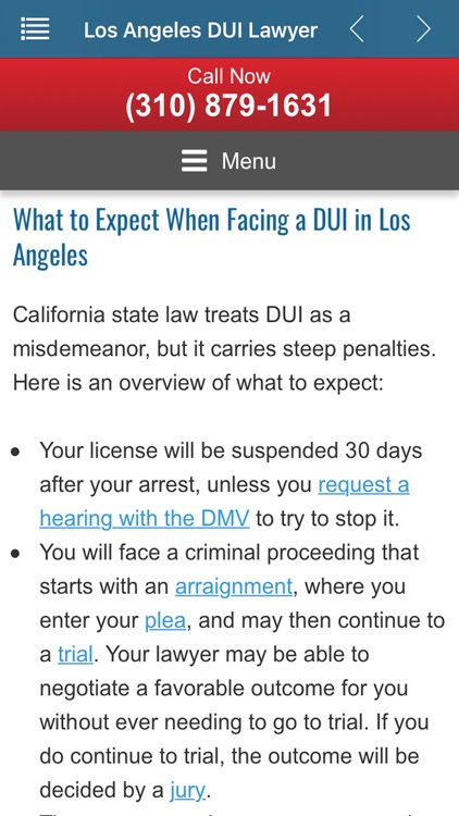 Los Angeles DUI Lawyer