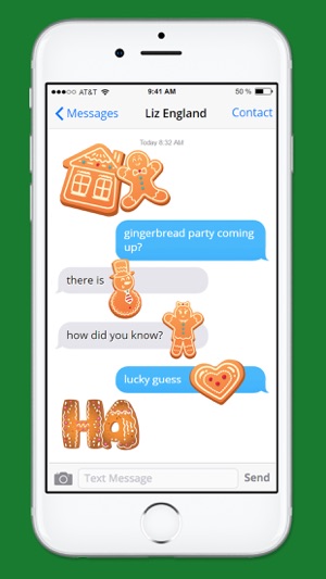 Gingerbread Cookies Holiday Sticker Pack 1(圖2)-速報App