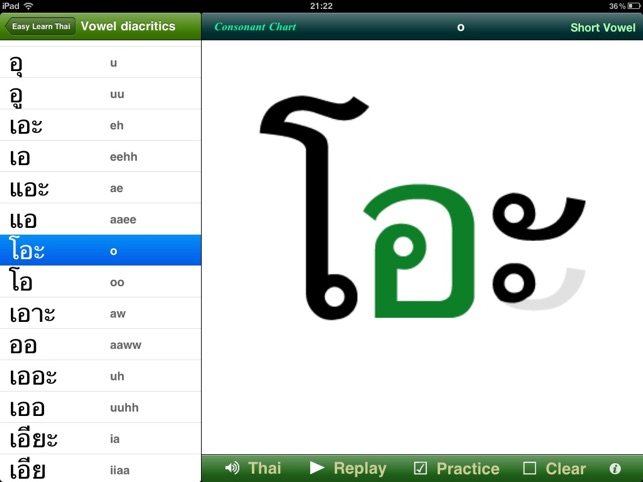 Easy Learn Thai Alphabets for iPad