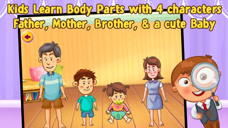 Learning Human Body Parts For Kids