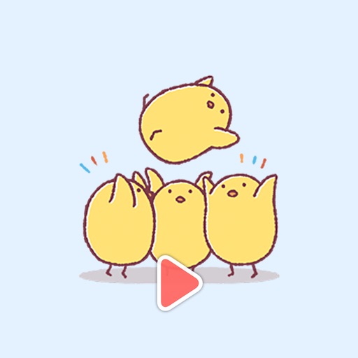 Little Chickens Story - Animated Gif Stickers icon