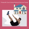 Fitness gym & home workout exercise trainer