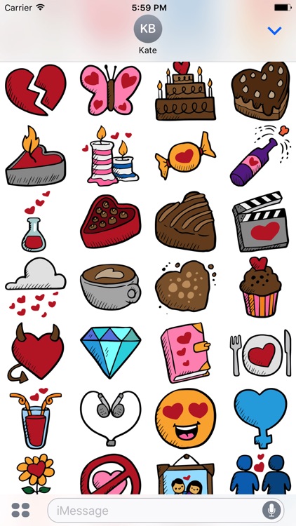 Dating Stickers -Valentine's Day 2017 For Messages