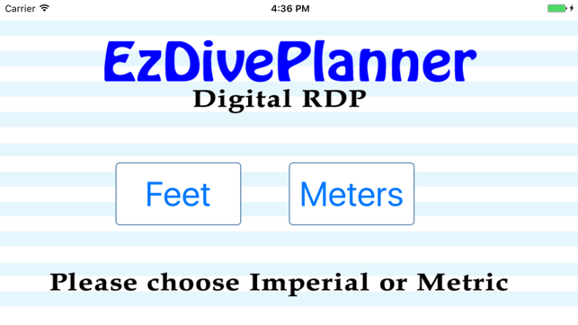 Ez Dive Planner