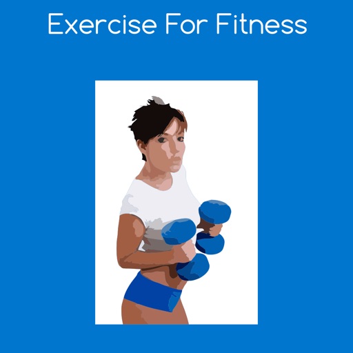 Exercise for fitness icon