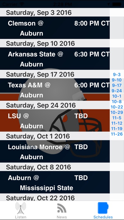 Auburn Football - Sports Radio, Schedule & News screenshot-3