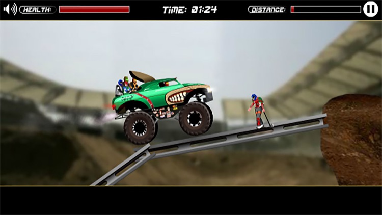 Monster Truck Hill Racing Simulation