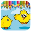 Kids Games Coloring Page Chicken Version