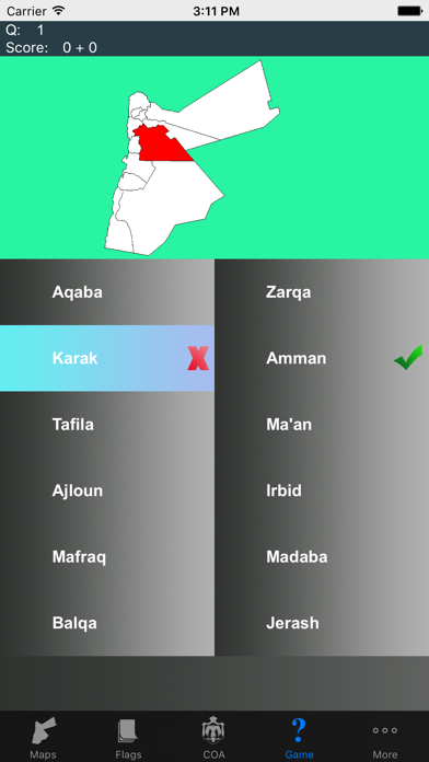 How to cancel & delete Jordan Governorate Maps and Capitals from iphone & ipad 2