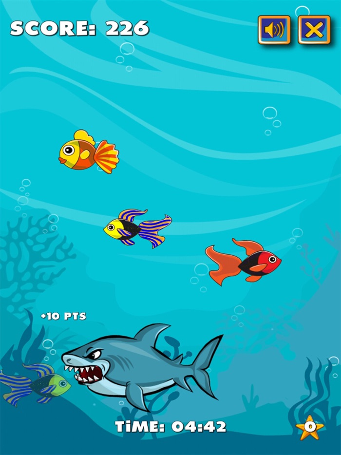 Shark Bait Underwater Game with Sharky