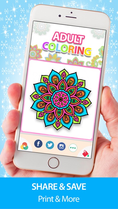 How to cancel & delete Adult Coloring Book - Mandala Pigment Color Pages from iphone & ipad 2