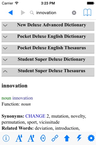 New Contemporary Dictionaries Collection screenshot 2