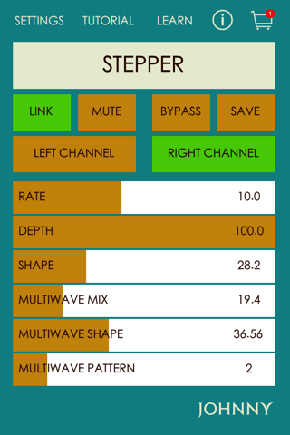 Johnny Mini - Multiwave Tremolo Effect screenshot 3