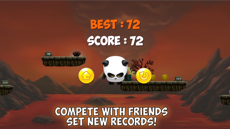 Panda Run Volcano - Planet Earth Day Version screenshot-4