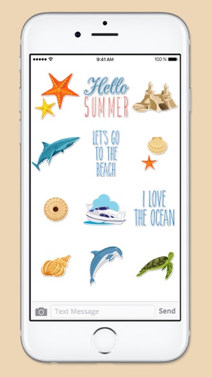 Beach Ocean and Nautical Sticker Pack(圖3)-速報App