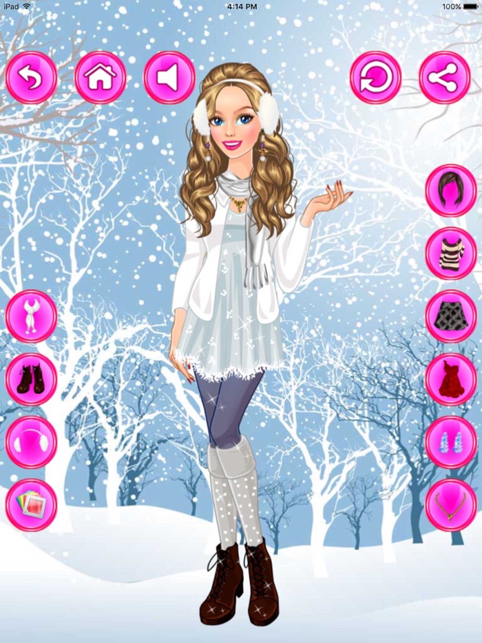 Winter Girls Dress up ,Makeup, Makeover