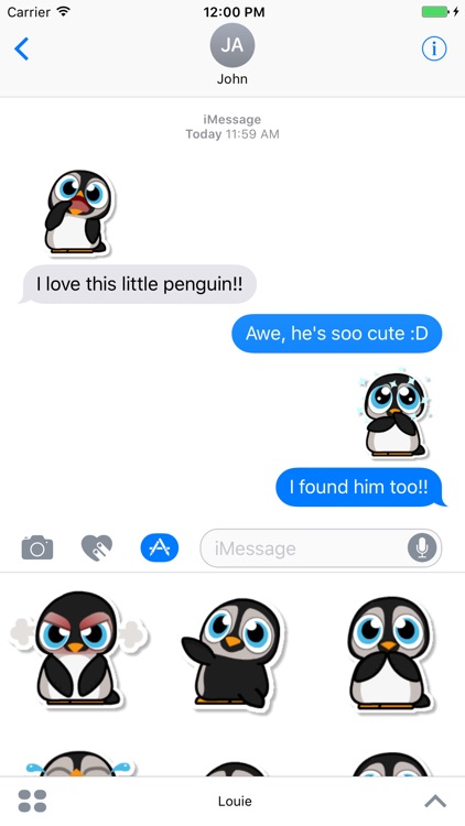 Louie - The Penguin Stickers