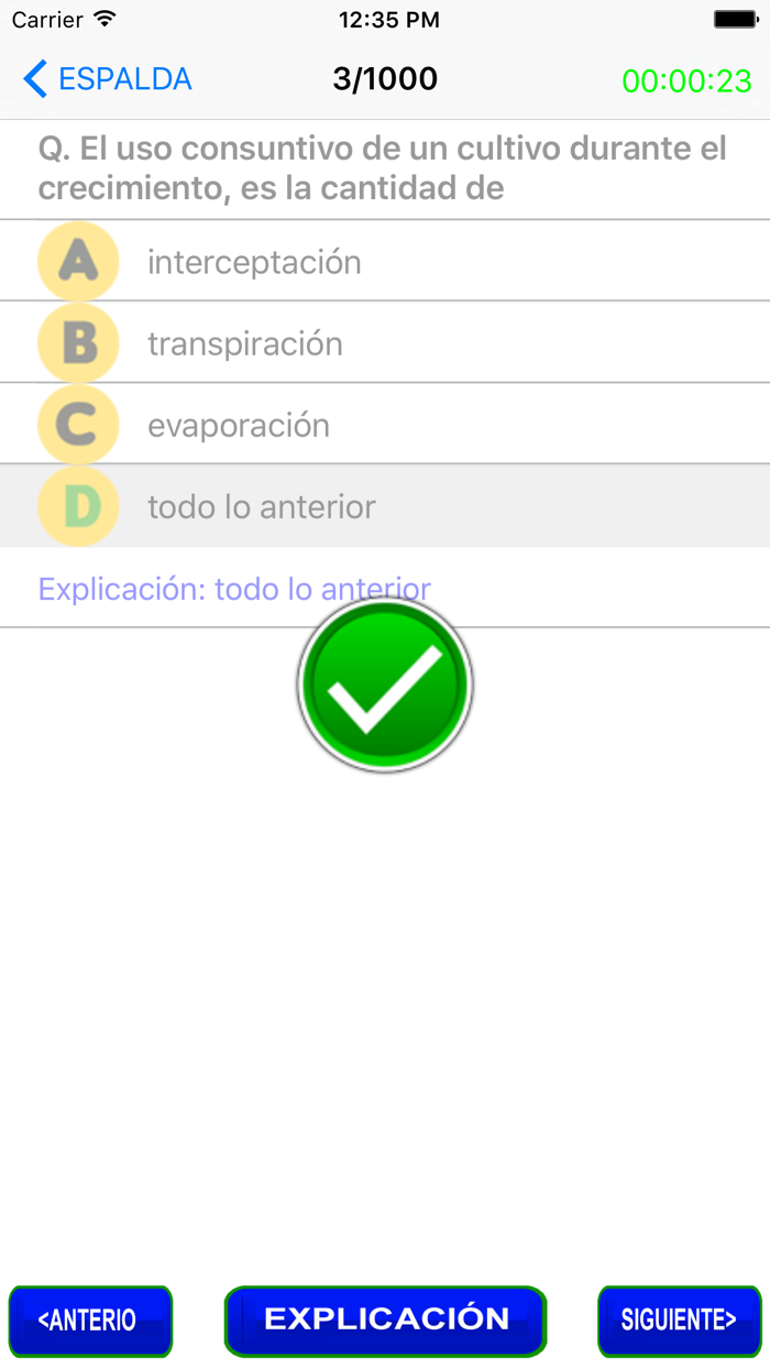 Civil Engineering Quiz in Spanish