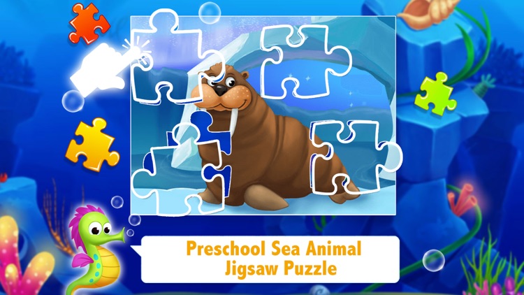 Preschool Sea Animals Jigsaw Puzzle