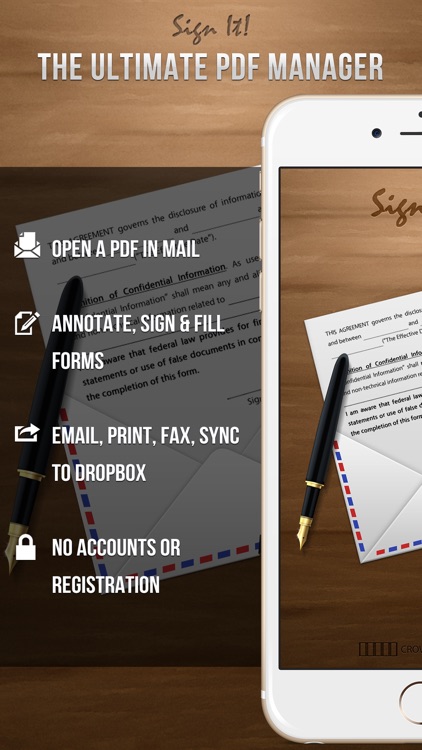 Sign It! - Fill, Sign and Send PDF Documents