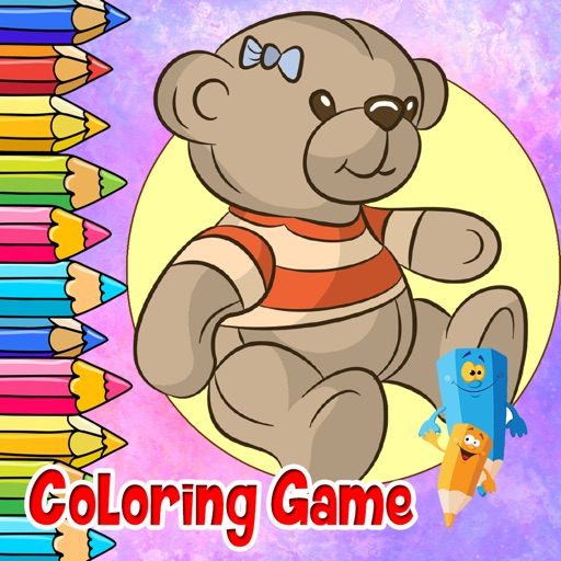 Amazing Little Bear Coloring Book for Kids icon