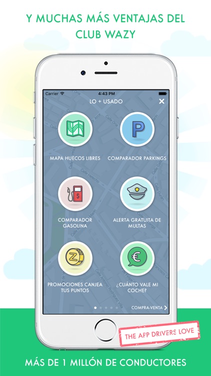 wazypark - sitios libres donde aparcar