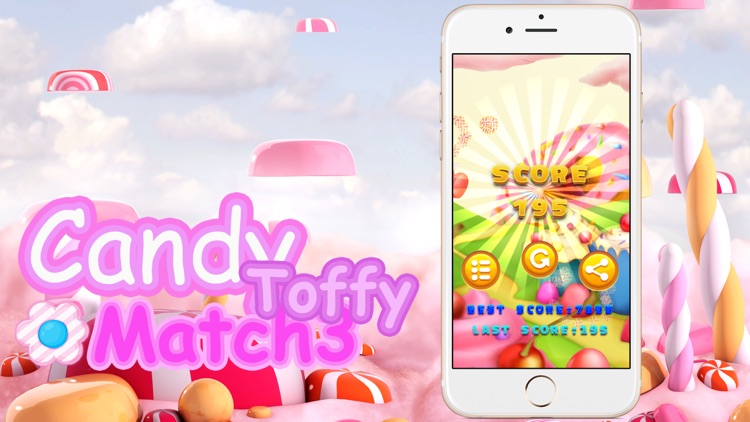 Candy Toffy Match 3 Game