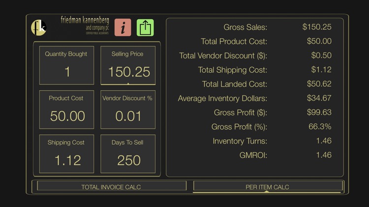 GMROI CALC screenshot-4