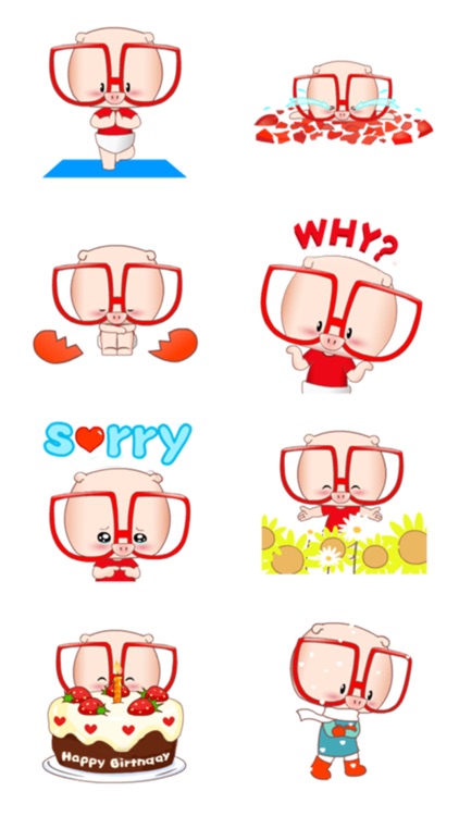 Cute Piggy Stickers! screenshot-3