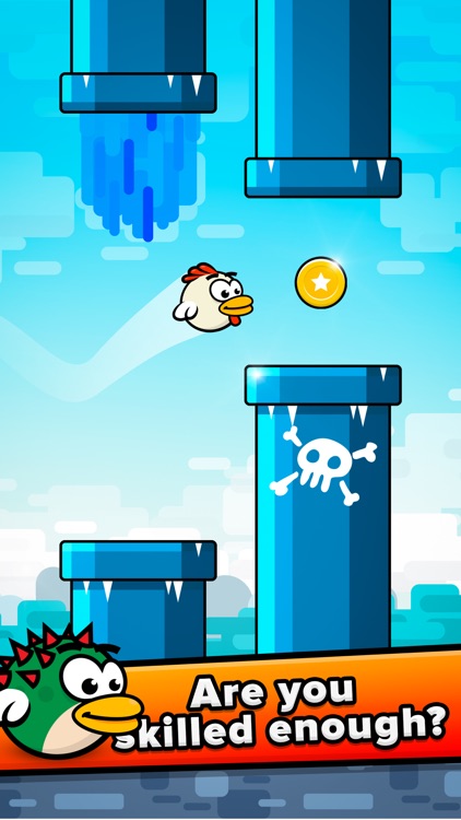 Flappy Winter Bird - Swing your tiny flappy wings!