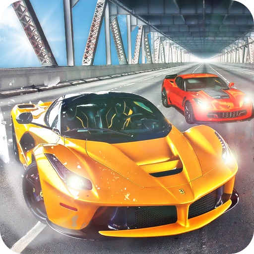 Traffic Highway Car Racer game pro icon