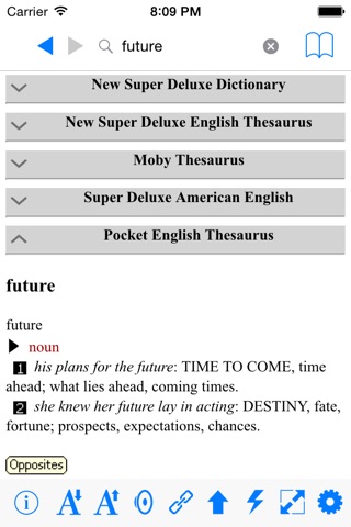 Super Deluxe Advanced Dictionaries screenshot 4