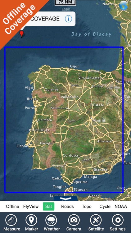 North Spain Portugal HD GPS nautical fishing chart screenshot-4