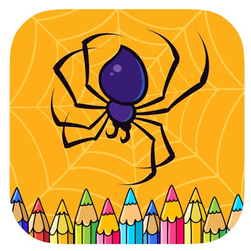 Spider Coloring Page Game For Kids Version iOS App