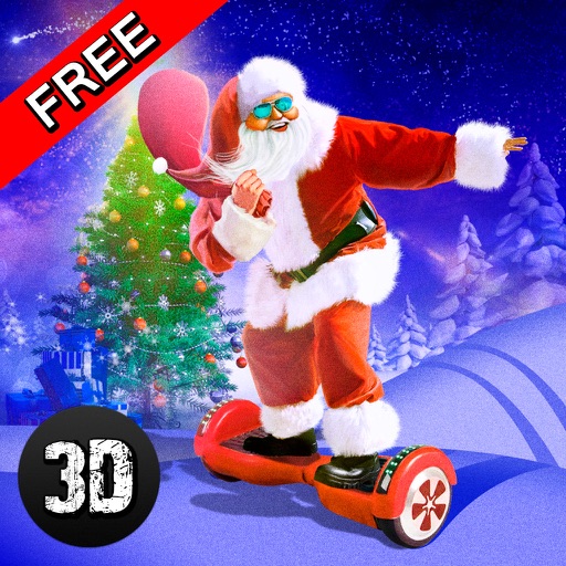 Christmas Santa Run: Hoverboard Simulator 3D iOS App