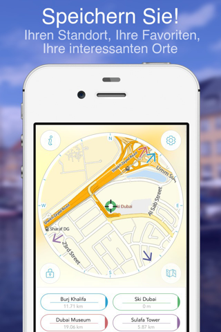 Dubai : Offline Map compass screenshot 3
