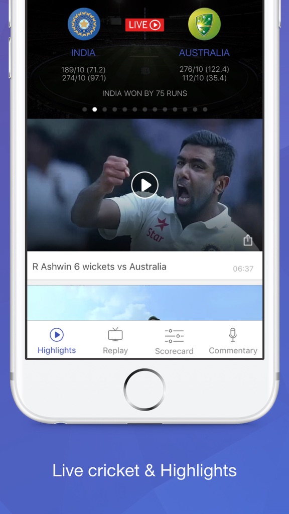【图】Willow – Watch Live Cricket(截图2) 【图】Willow – Watch Live Cricket(截图2)