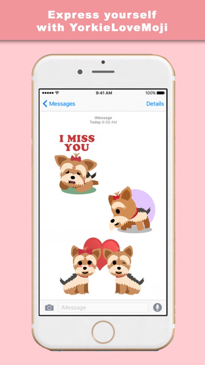YorkieLoveMoji - Stickers & Keyboard for Yorkies screenshot-3