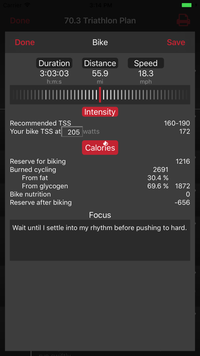 RaceDay - Triathlon Plan Screenshot 4