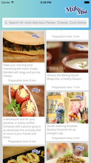 Milky Mist Dairy Food Recipe(圖2)-速報App